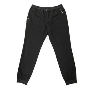 Figs Scrub Jogger Pants Womens Medium Black Elastic Cuff Utility Work Uniform